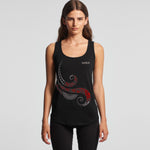 RAUMATI LADIES SINGLET- BLACK