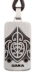 KORU PENDANT LEATHER NECKLACE