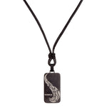 MAUI HOOK LEATHER NECKLACE