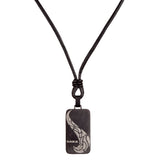 MAUI HOOK LEATHER NECKLACE