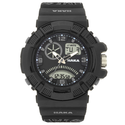 ANA-DIGI BLACK WITH GREY PRINTING ON STRAP