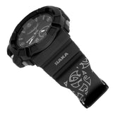 ANA-DIGI BLACK WITH GREY PRINTING ON STRAP