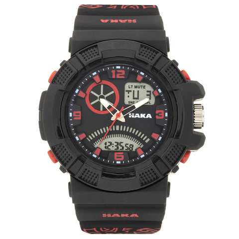 ANA-DIGI BLACK WITH RED PRINTING ON STRAP