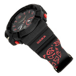 ANA-DIGI BLACK WITH RED PRINTING ON STRAP